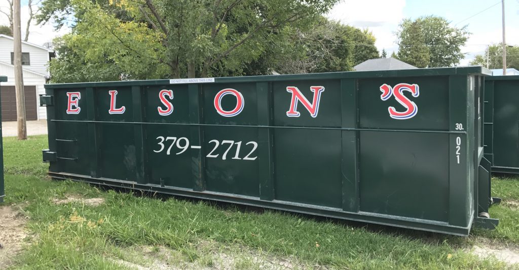 30 yard roll off dumpster service for construction, home and business